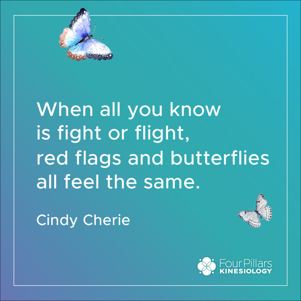 When all you know is fight or flight, red flags and butterflies all feel the same.